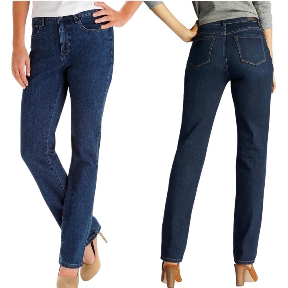 NWT‎ Lee night waist straight leg jeans size 14 short